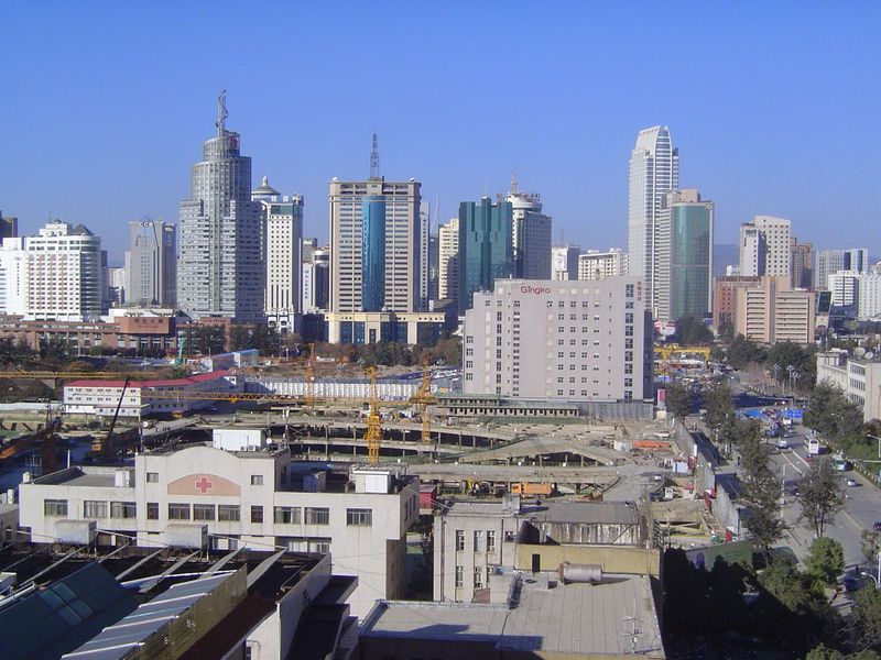And just in case you had any illusions about Kunming, the metropolis.