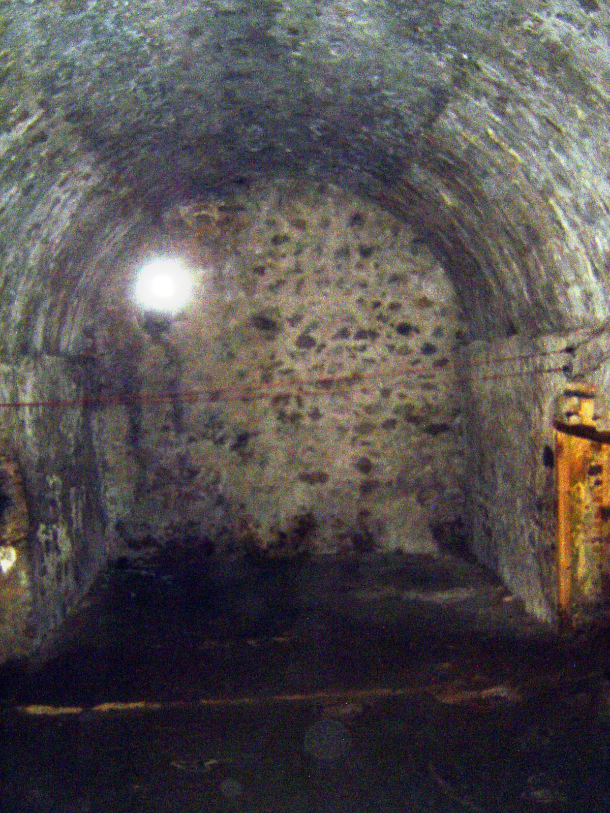 Below, a slave-holding dungeon. Did the people in the room above sleep well?
