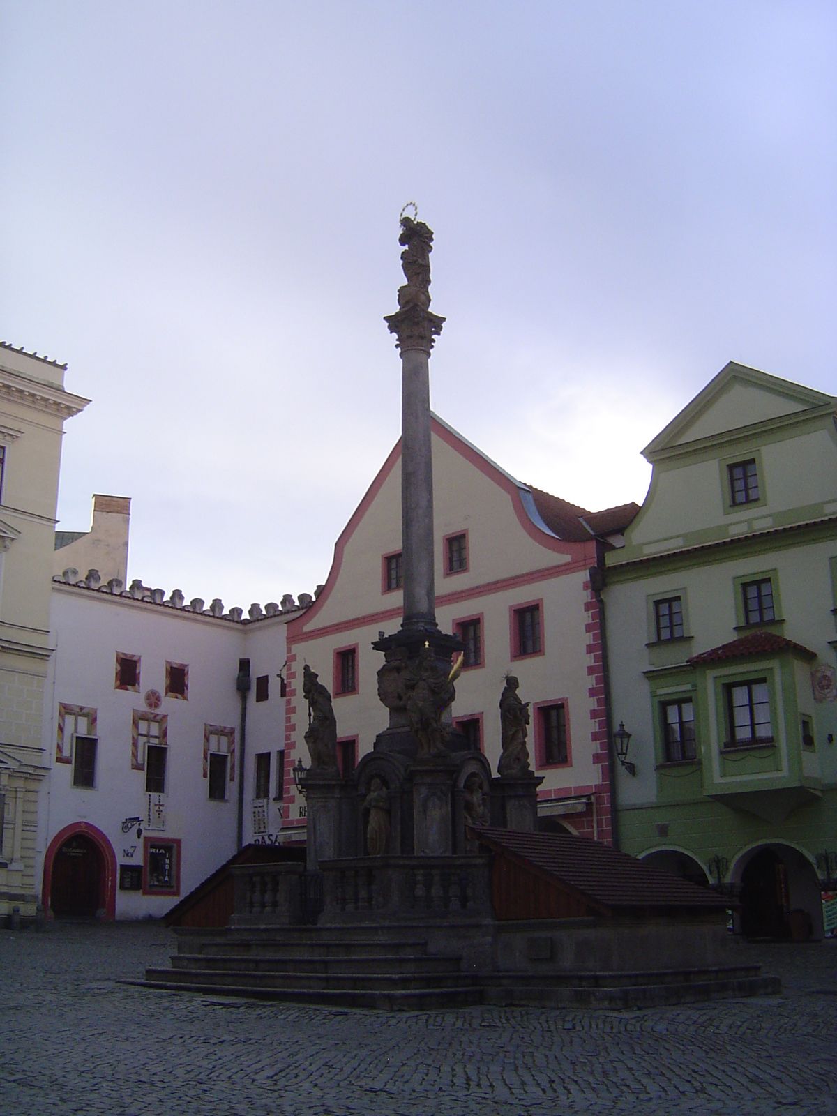 The plague column.