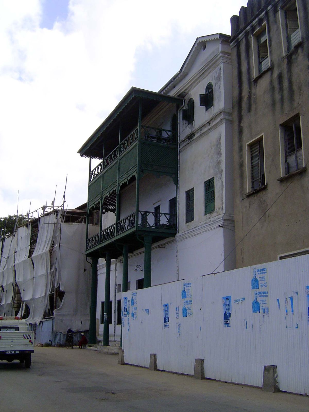 Renovation works continue.