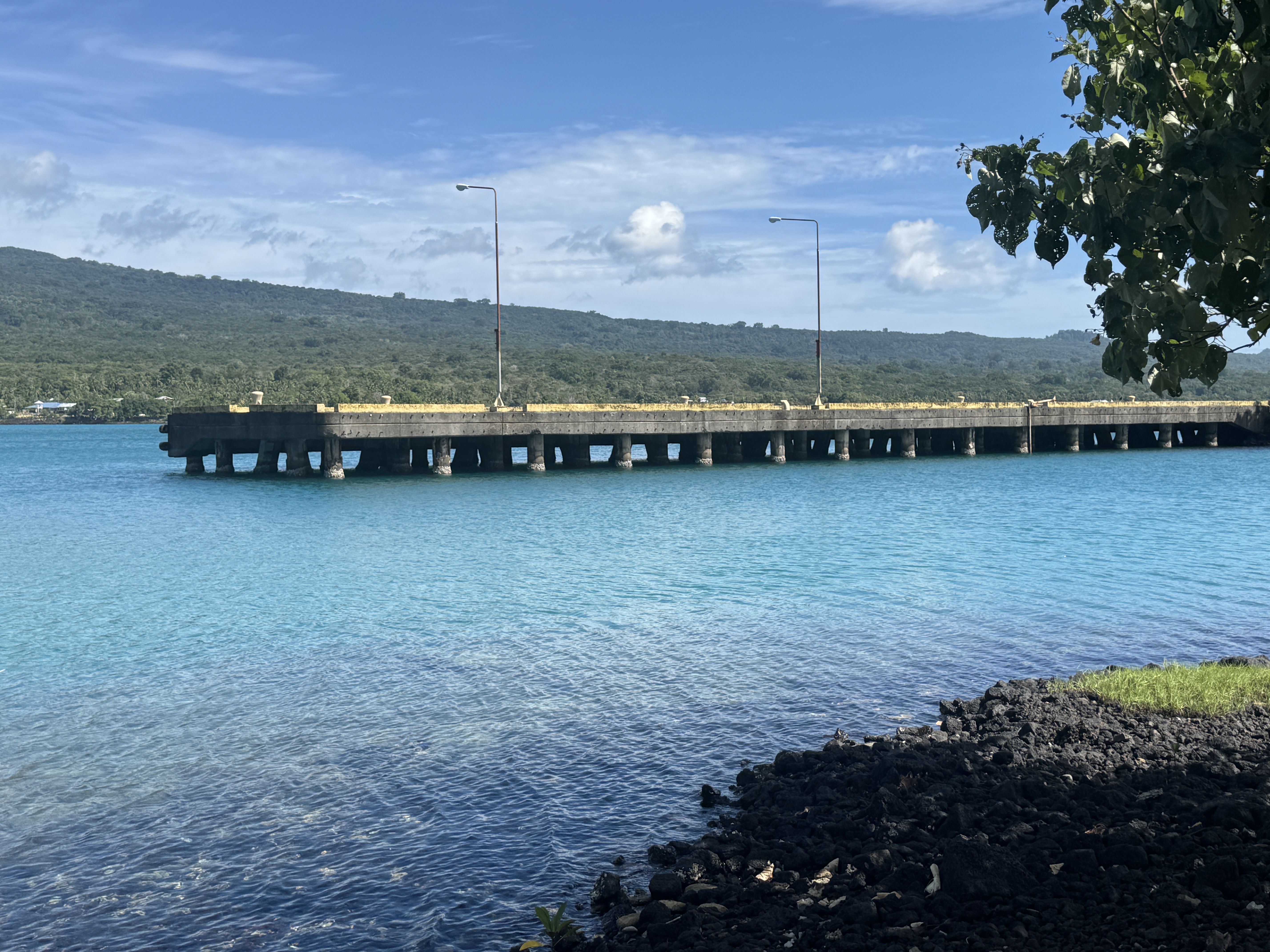A dock was built, but the reef was still too great an obstacle.  The port never happened, and Potlatch went away.