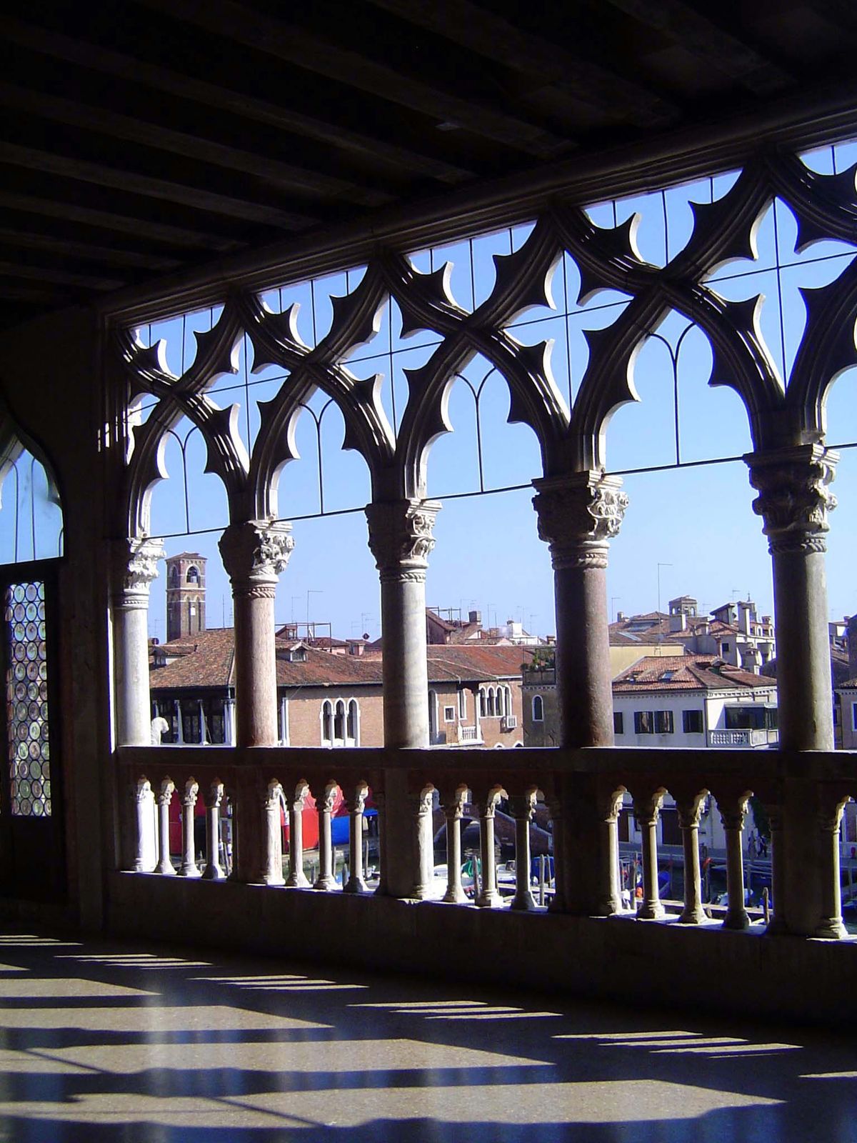 Canal-side view from the piano nobile.