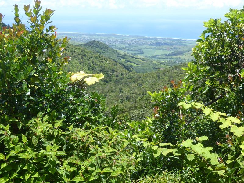 From near the same place, here's the view west toward the village of La Galette.