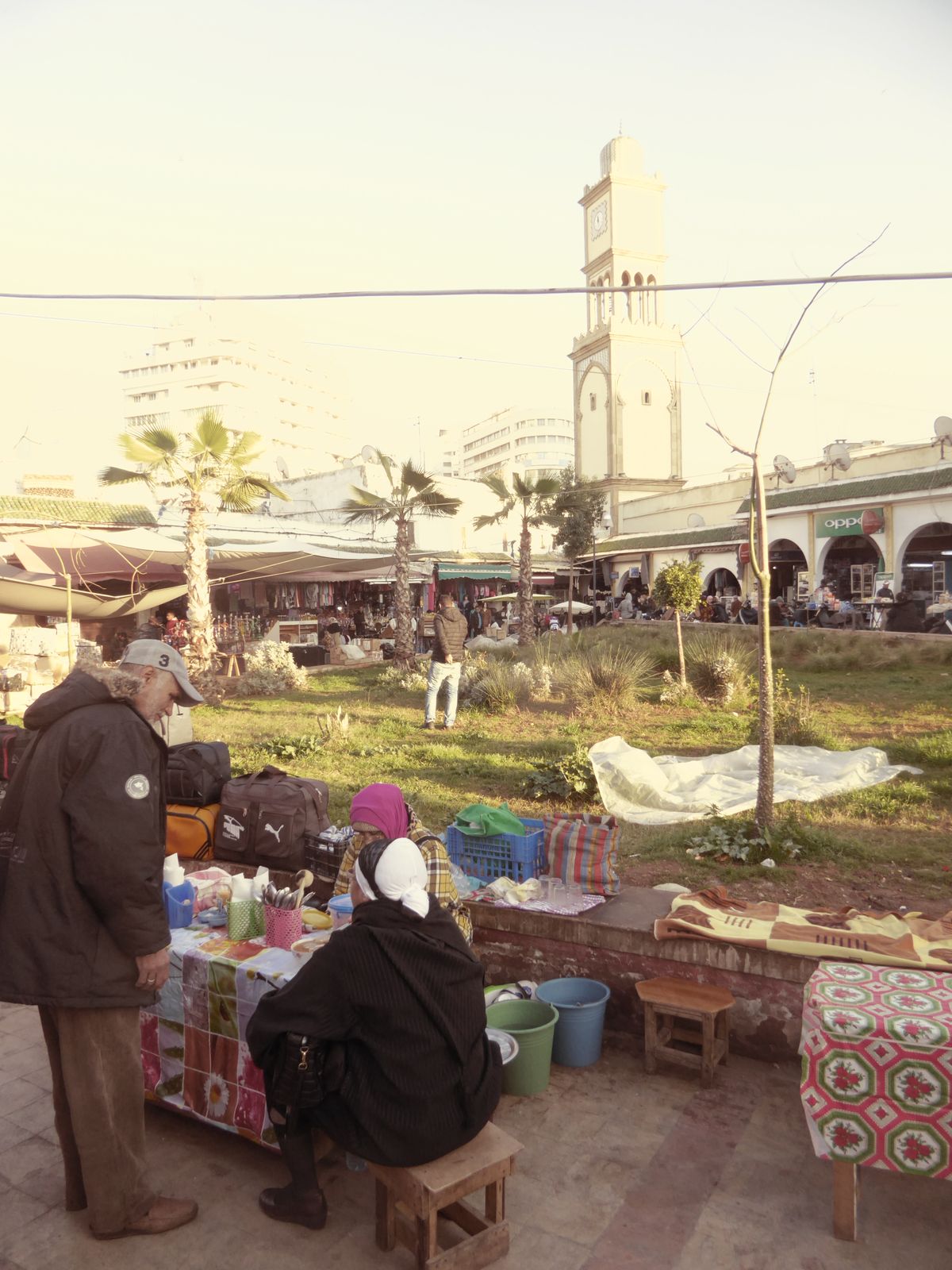 At least the clocktower is handy for getting your bearings as we step inside the old city and thread a path through the Jama souk or congreg