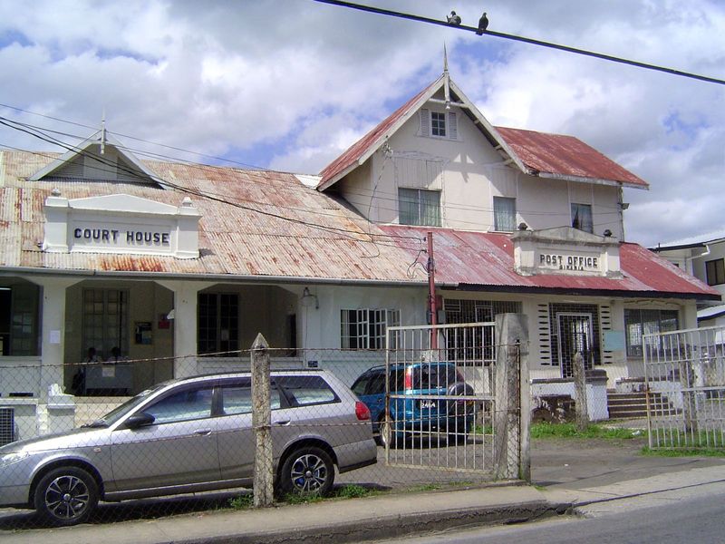 British colonial offices at Siparia, south of San Fernando.