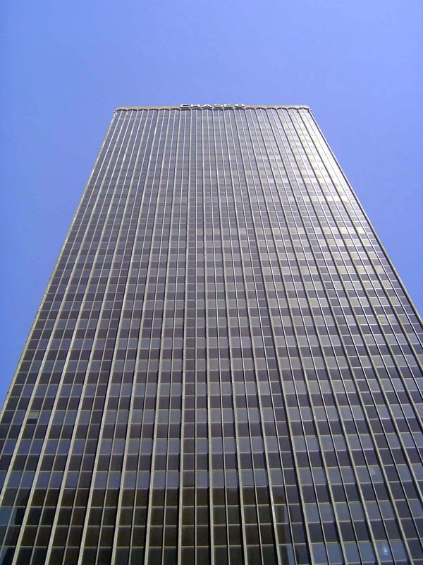 Yawn. For years the tallest building in town, the BankFirst Tower has had many names. It opened in 1971 as the Liberty Bank Tower. Liberty R