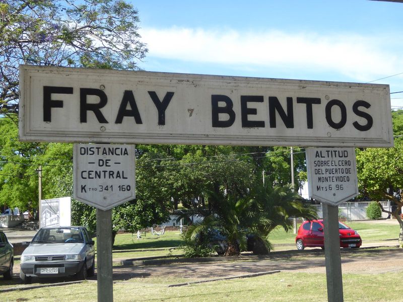 Once we could have taken the train here from Montevideo, 341 kilometers down the track.