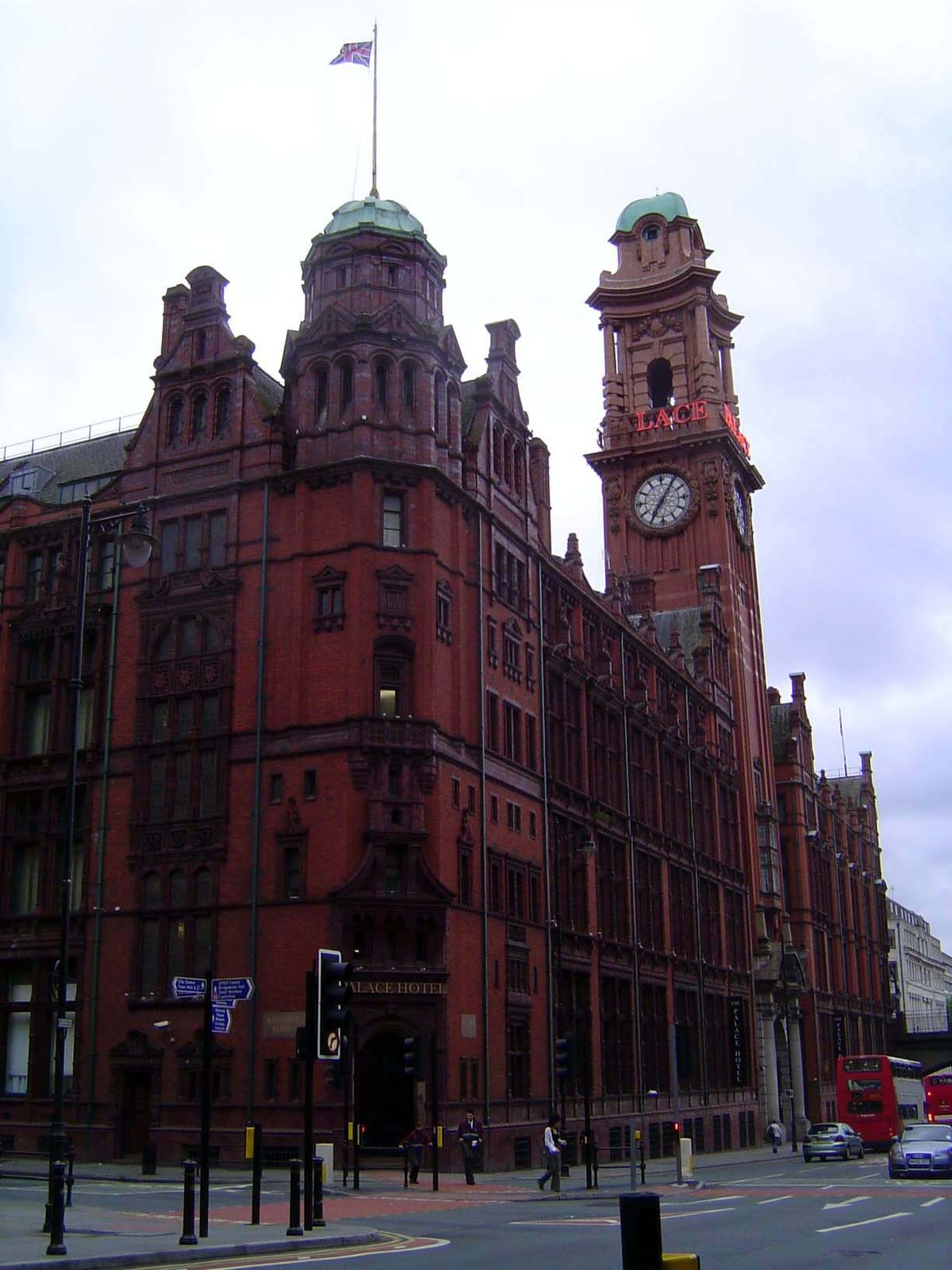 Nearer to the Whitworth Street warehouses is the huge building of the Refuge Assurance Company, built between 1891-1910 by Alfred Waterhouse