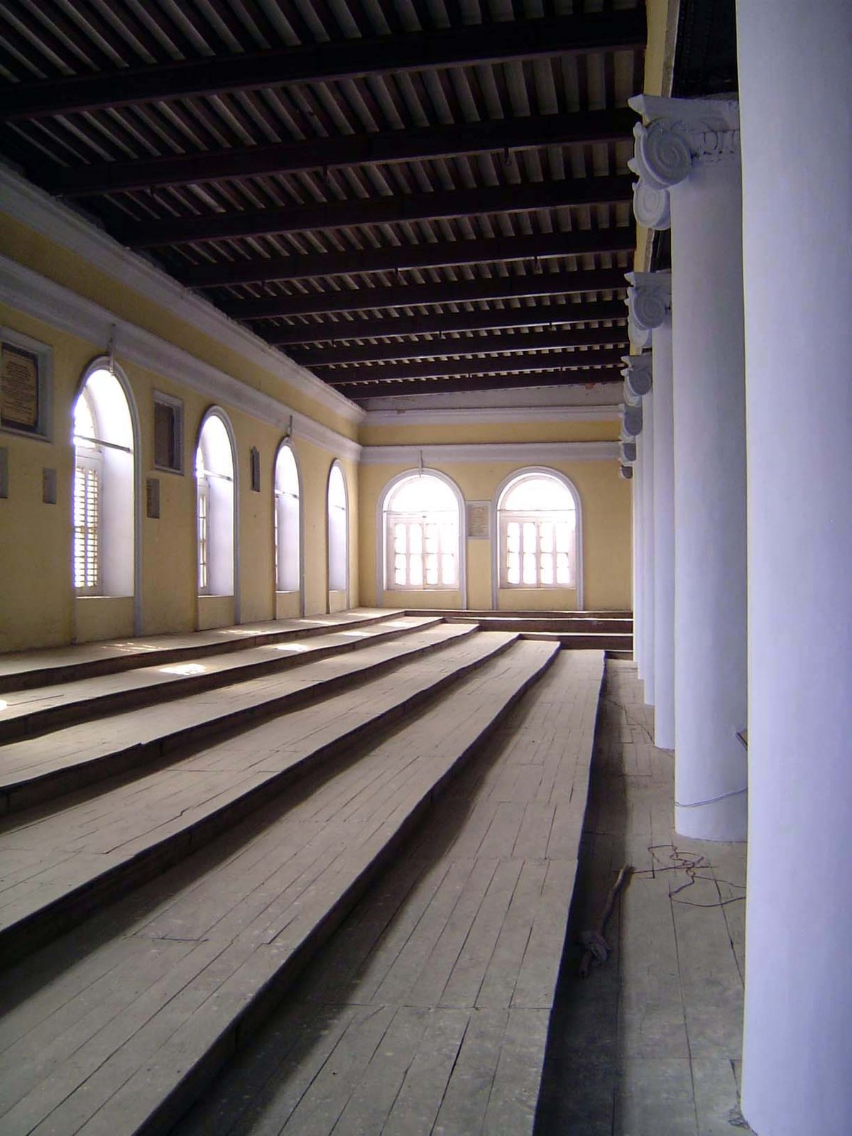 One of the upstairs balconies.