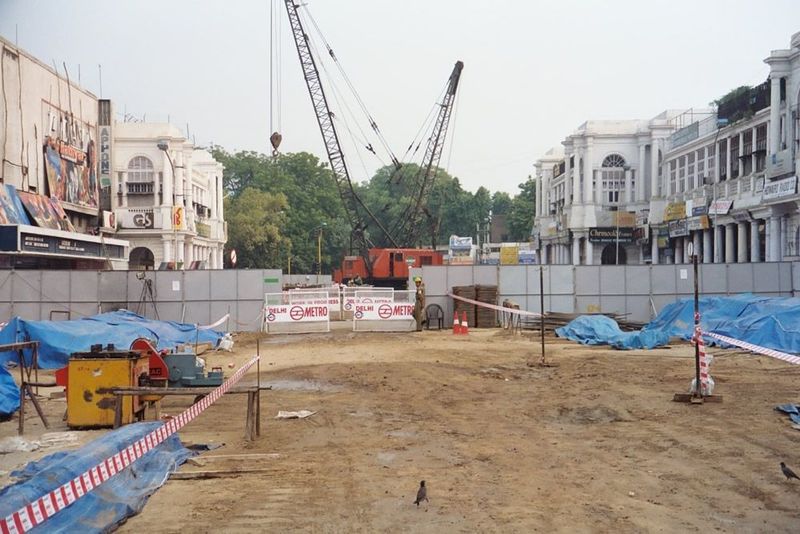 With Japanese funding, the first few miles of the Delhi Metro opened in December, 2002. Another 30-odd miles were under construction, mostly