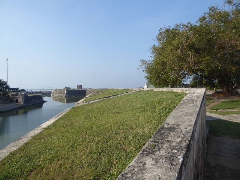 We've come up to the Gelderland Bastion, the one closest to the Dutch church.