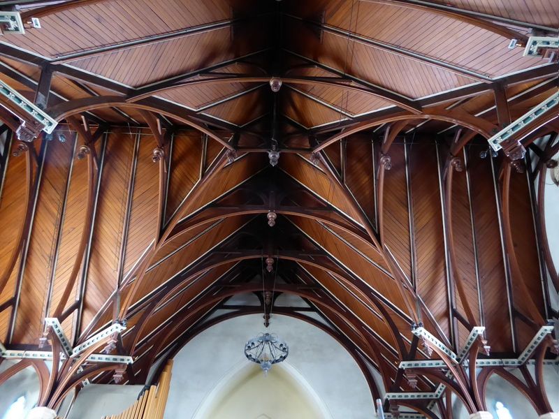 The woodwork is spectacular.