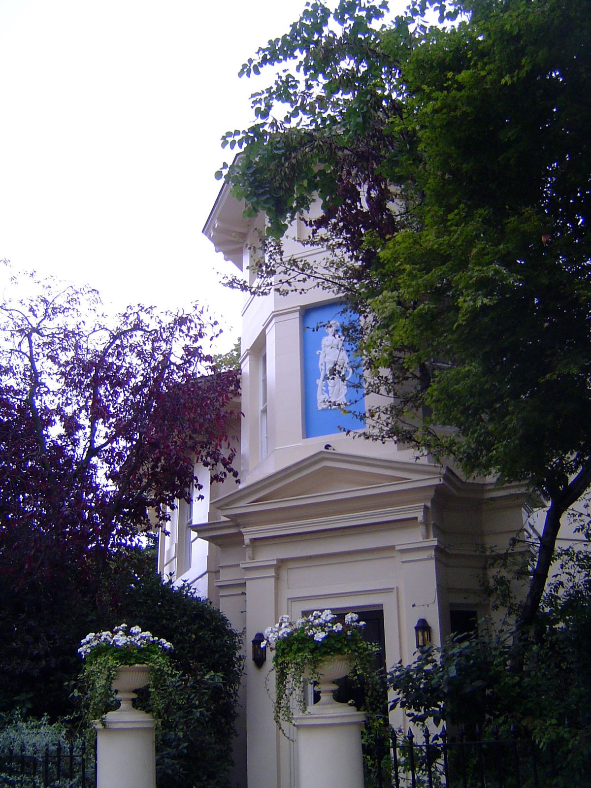 The show piece is No. 12, with an octagonal tower porch.