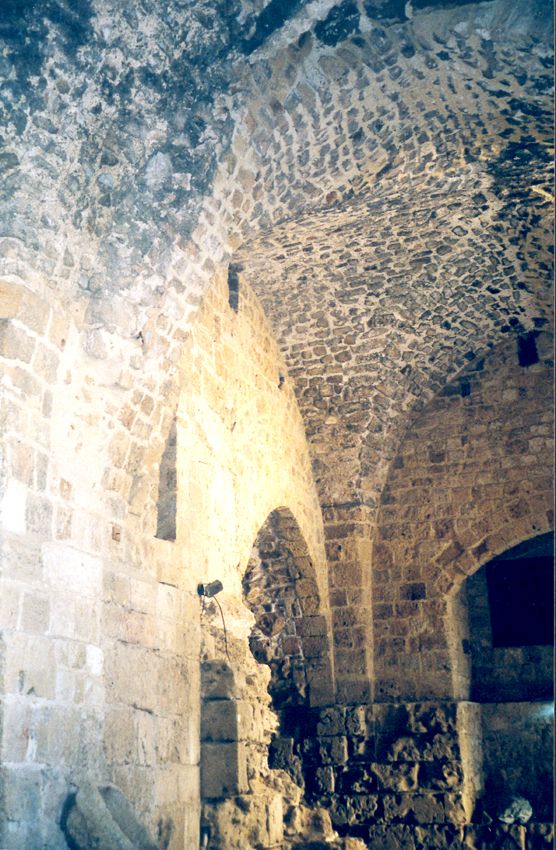 One of a row of halls in the fortress. The halls once provided segregated quarters for knights from France, England, Germany, Italy, and Spa
