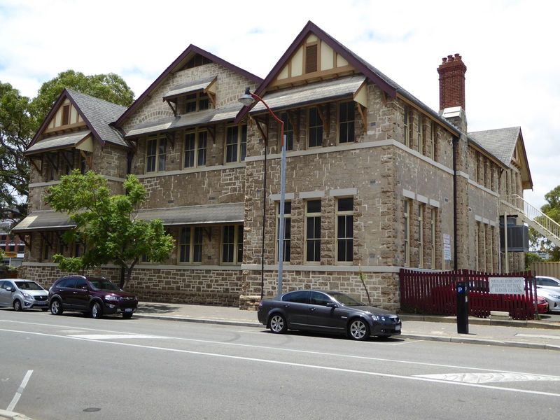 No convicts here: this is Princess May Girls' School, from 1900. It closed in 1968 and is now the Fremantle Education Center.