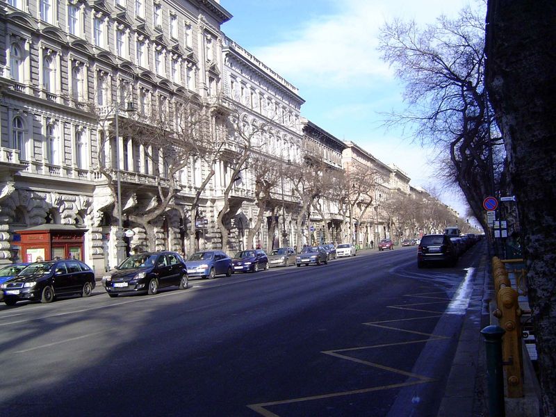 Most of the city was far more conservative, as for example here on Andrassy Avenue, named for Count Julius Andrassy, at one time Franz Josep