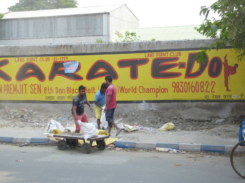 These guys are dumping construction waste. Somebody will find value in it.