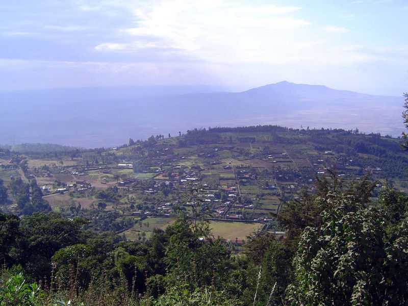 The town below is Kijabe. We won't get there.