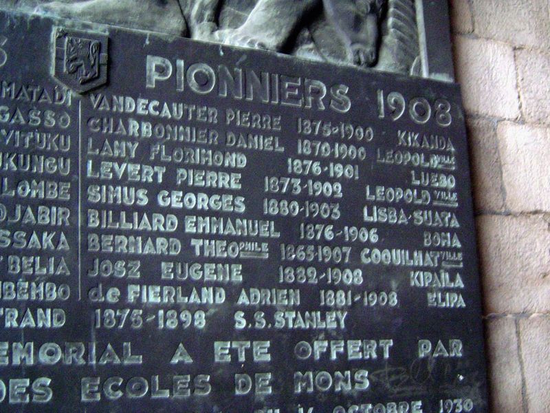 In 1930, of course, the Congo was still Belgian, and the schoolchildren of Mons were presumably taught a francophone version of the White Ma