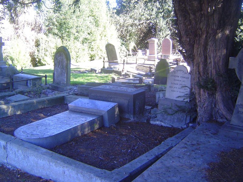You don't have to go far inland, however, before you spot trouble, in this case at the Barbadoes Street Cemetery. The stones hadn't been rig