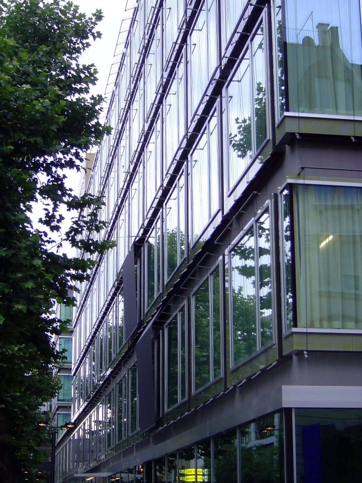 Whatever madness possessed the Swiss then is gone now, or at least replaced by a Corbusian chill. Here: Swiss Re.
