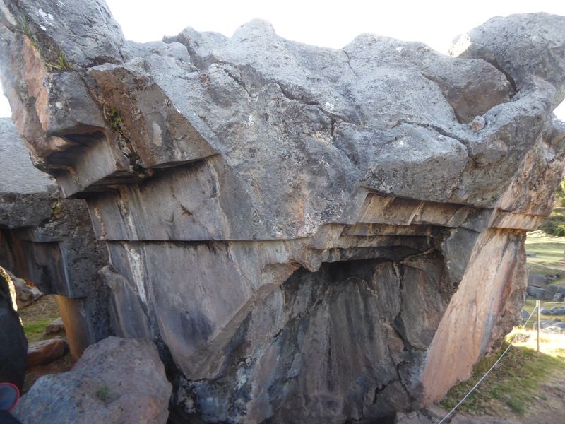 The Rodadero has lots of enigmas like this apparently incomplete limestone carving.