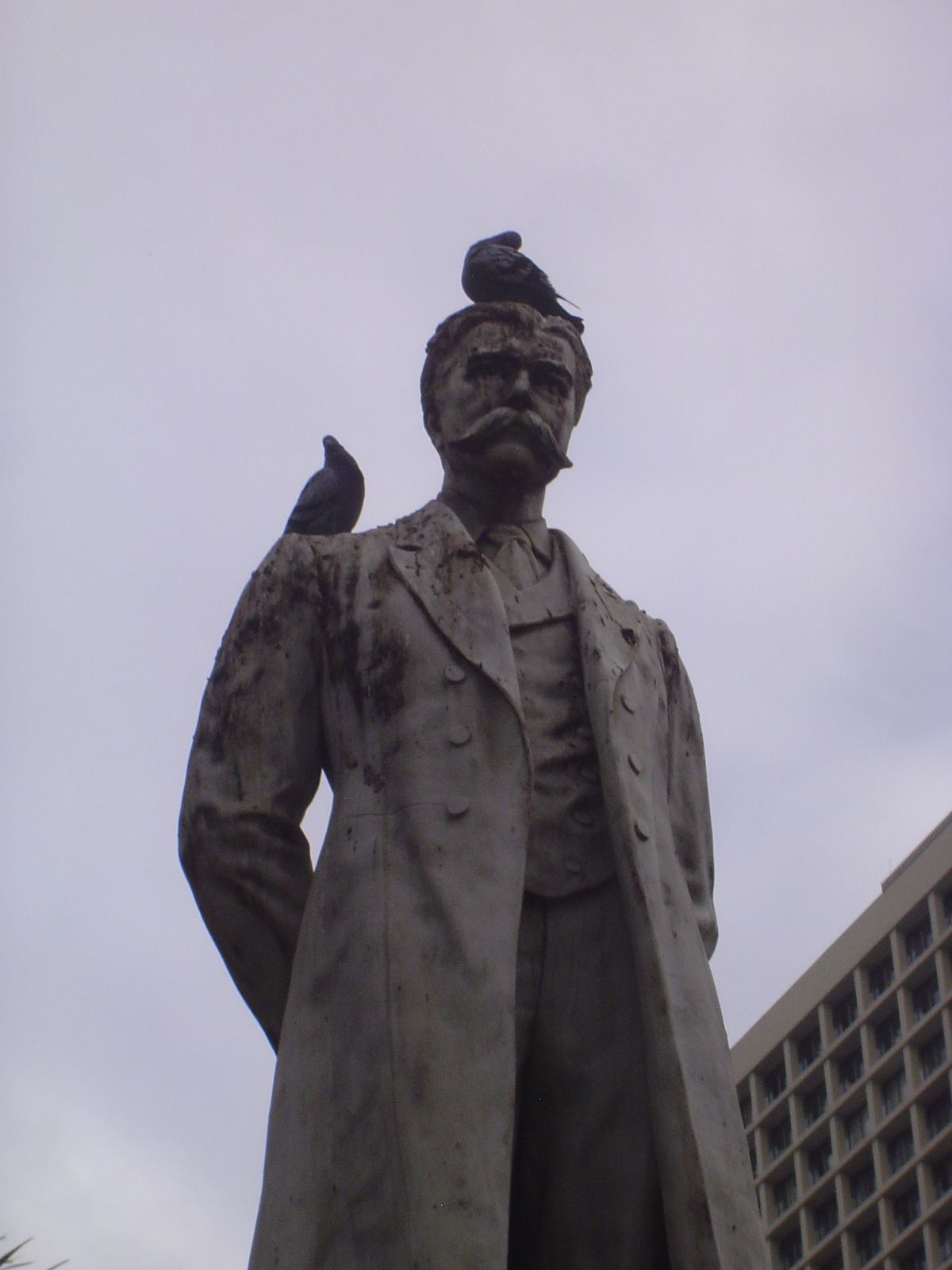 Another pigeon-fancier, here's John Robinson, the first prime minister of Natal and son of the newspaper owner who lived in what is now the 