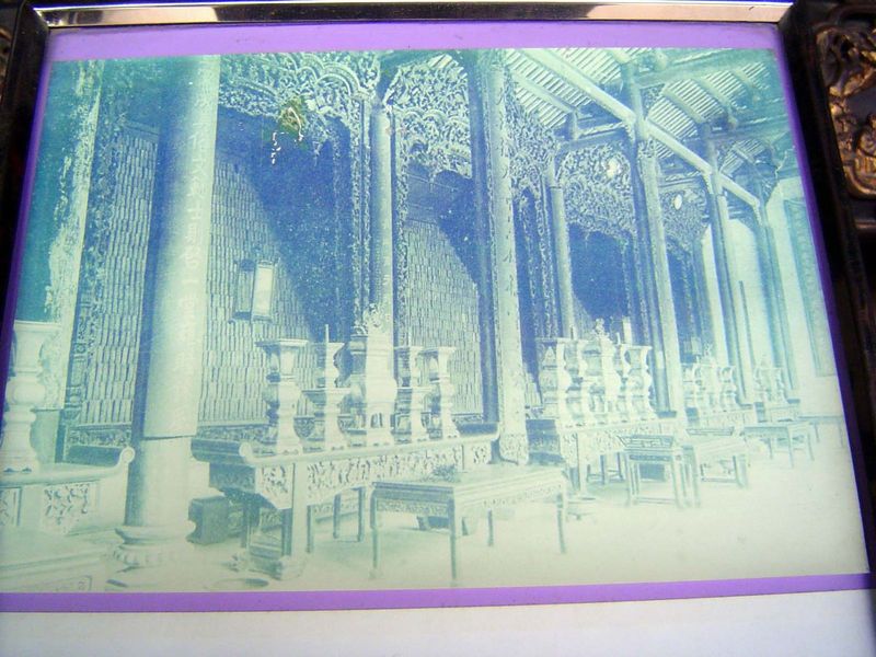 An old photograph shows them in place. The souls of the departed were both here and in their graves, so worshipping here was as effective as