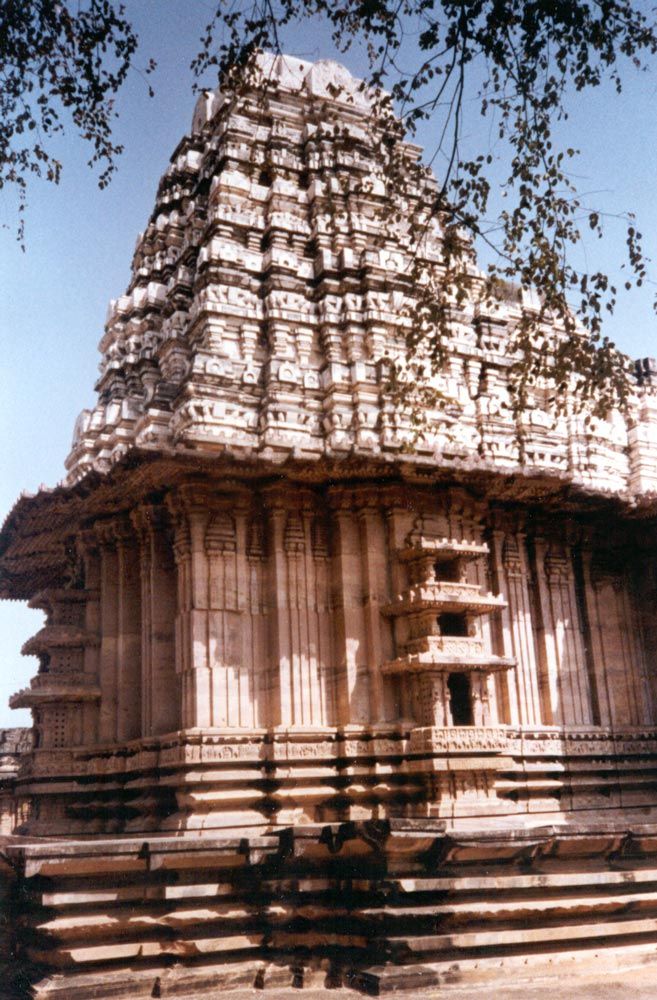 The scale of the temple is modest.