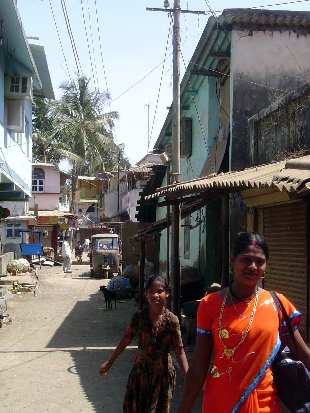 Main street of the village.
