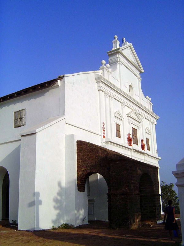 The church was described in 1992 as "deserted and decaying," but since then it has been restored.

For more, see Maurice Hall, Window on Goa
