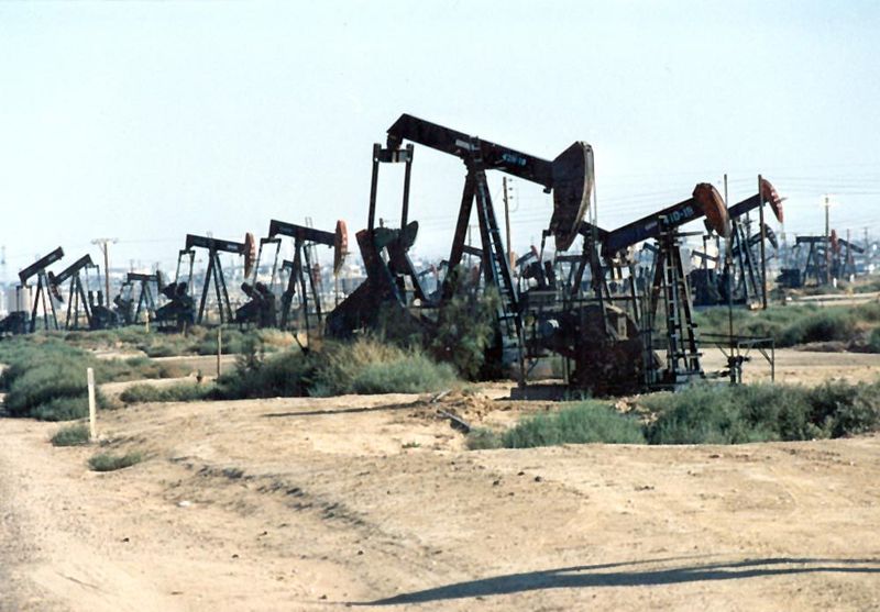 Late in the 60s, secondary recovery techniques were introduced to Kern County. Thousands of pumps went to work extracting heavy oil made les