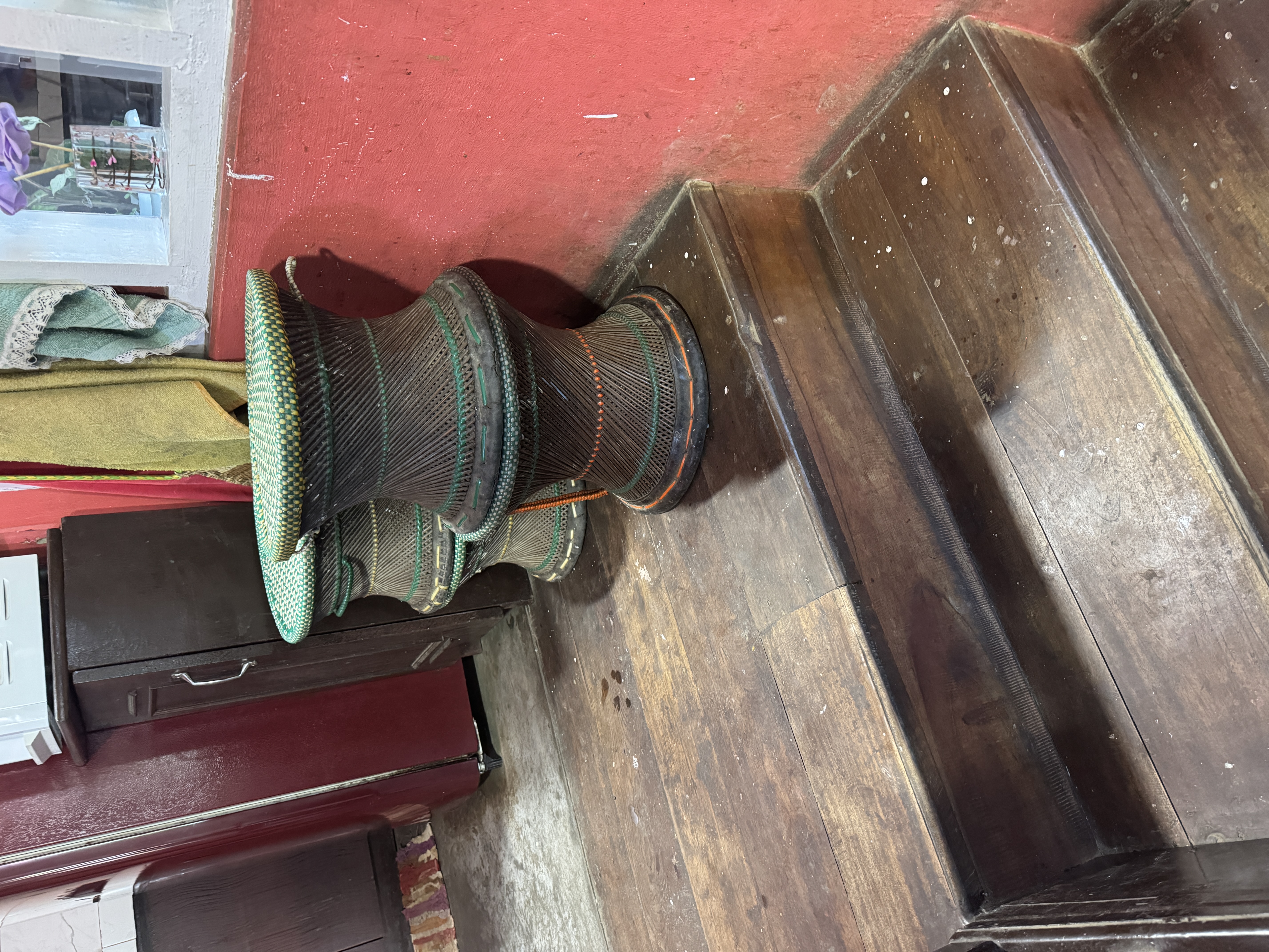 They're traditional; here a a few more from a house in Kohima.