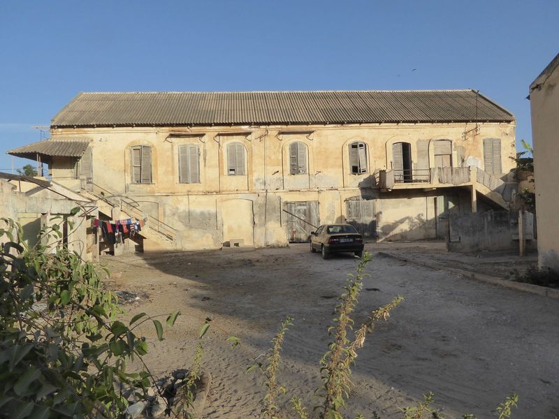 Here's the old Messageries warehouse, just back from the dock.