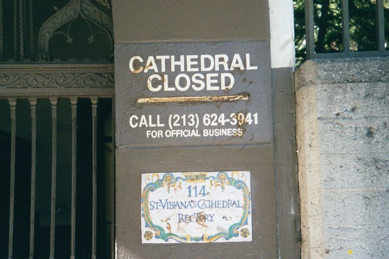 How often do you see a diocesan headquarters permanently locked? It's the product of a double whammy: downtown depopulation and the Northrid