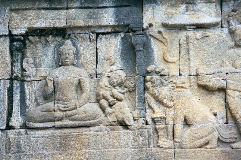 The naga king bows before him.
