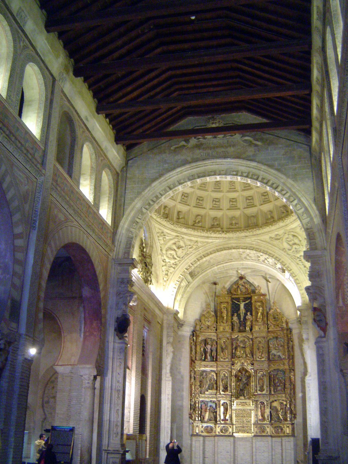 Dating from 1221, the church fuses Christian and Muslim design.