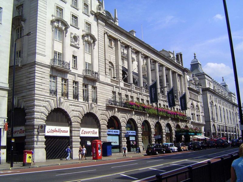 One more hotel, the huge Hotel Piccadilly, which for all its size fell short of the ambitions of its architect, Norman Shaw. The hotel opene