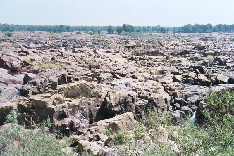 Somewhere in this wilderness, the river has etched a canyon.