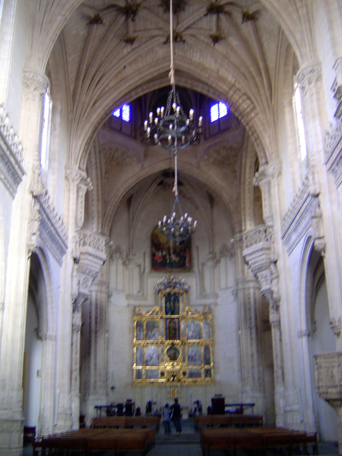 The church, in a style called Isabelline Gothic, has always been a bit hapless because it has never served its primary intended function as 