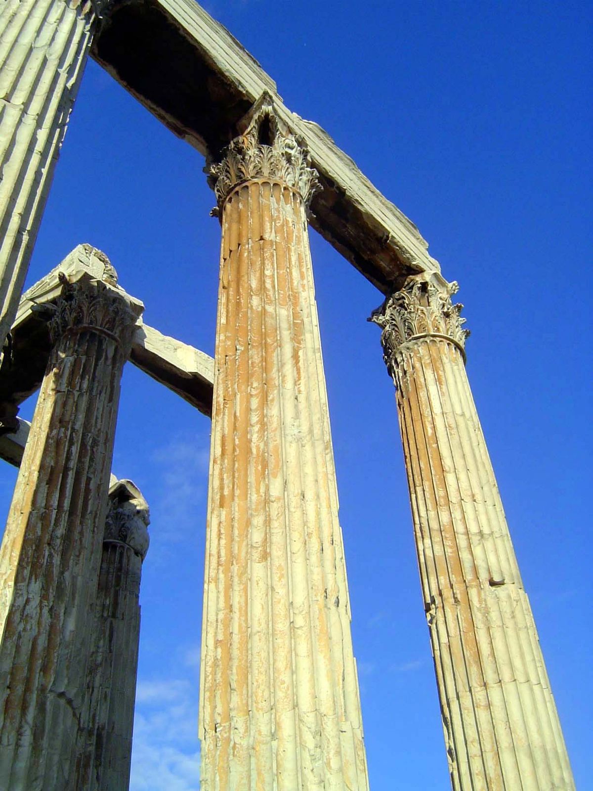 Capital and architrave.