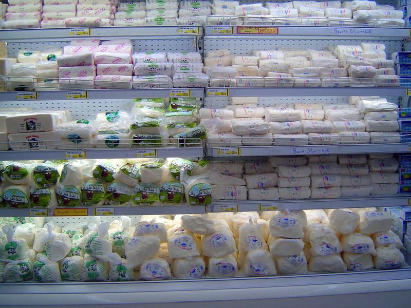 And of butter, here in large lumps.