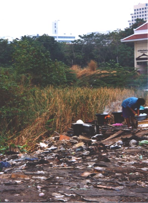 Trashpicking.