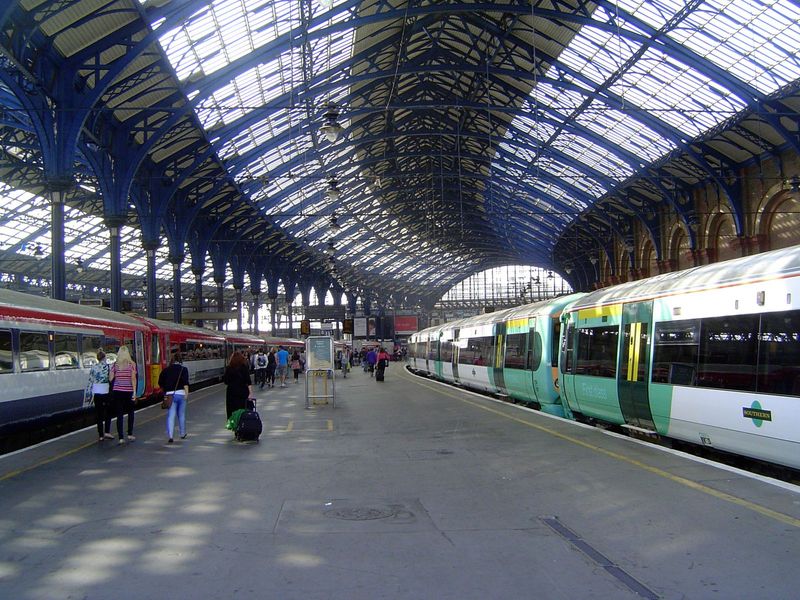 Modest only in comparison, this is the 1908 shed on the Brighton side of Victoria Station.