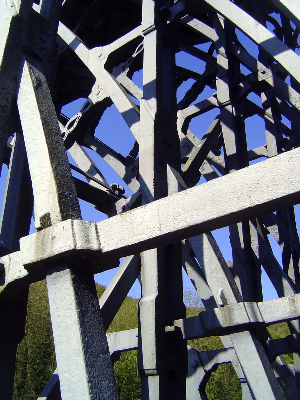 With dovetail and mortise-and-tenon joints, many of the casting shapes are copied from carpentry.