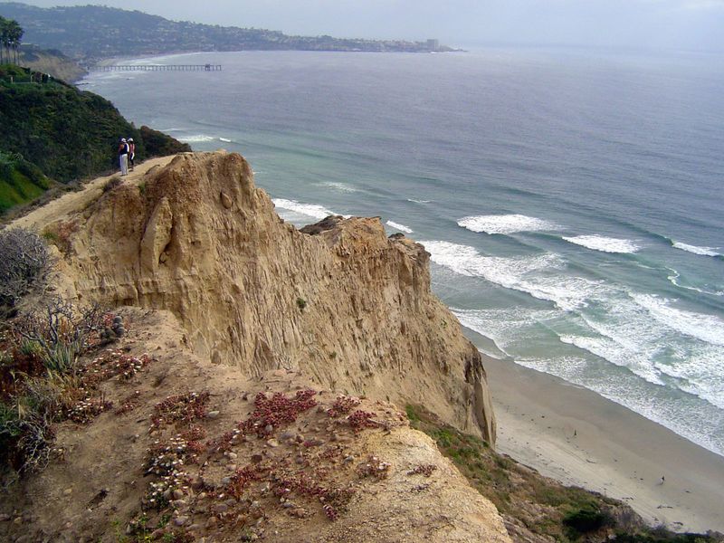 End of the line. La Jolla in the distance.