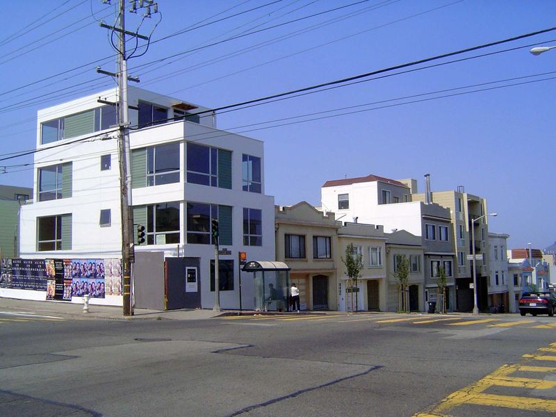 The boy reached farther afield, too. Every week he took the 28 bus north past Golden Gate Park. He got off at this corner and transferred to