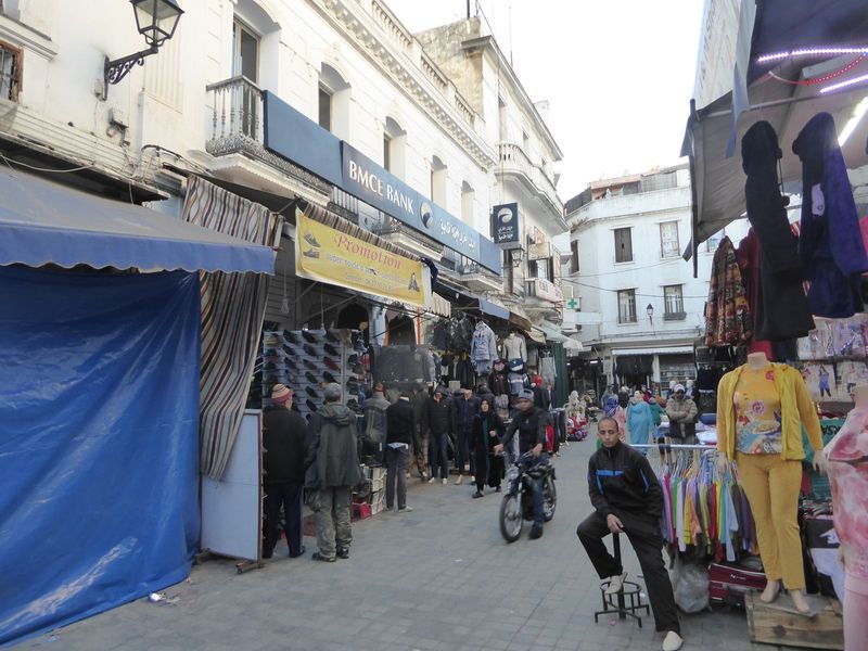 Take a look at those buildings. See anything that would be out of place anywhere in Western Europe? What makes the medina feel exotic is the