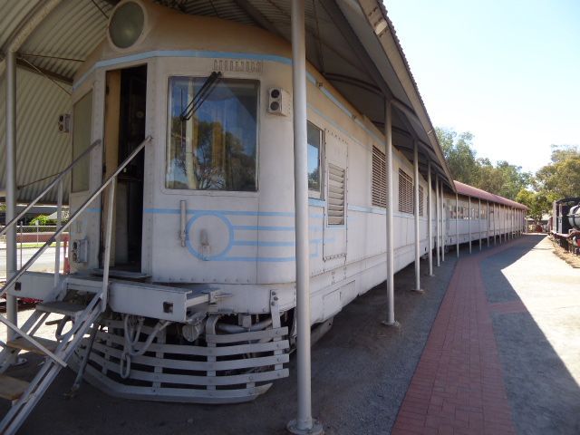 Welcome to the first air-conditioned train in the British Empire: it's the Silver City Comet, which linked Broken Hill to Parkes, about two-