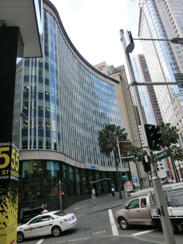 Perhaps this qualifies as elegant. It's certainly a double-curved curtain wall. It's from 1955-57 and was built as the world headquarters fo